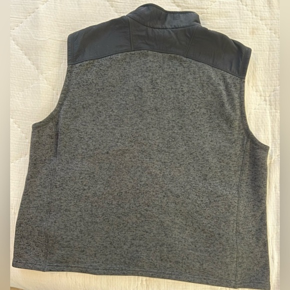 Columbia Men’s 3X Fleece Vest Gray Black Full Zip Outdoor Hiking Jacket MSRP $85 - Picture 6 of 10